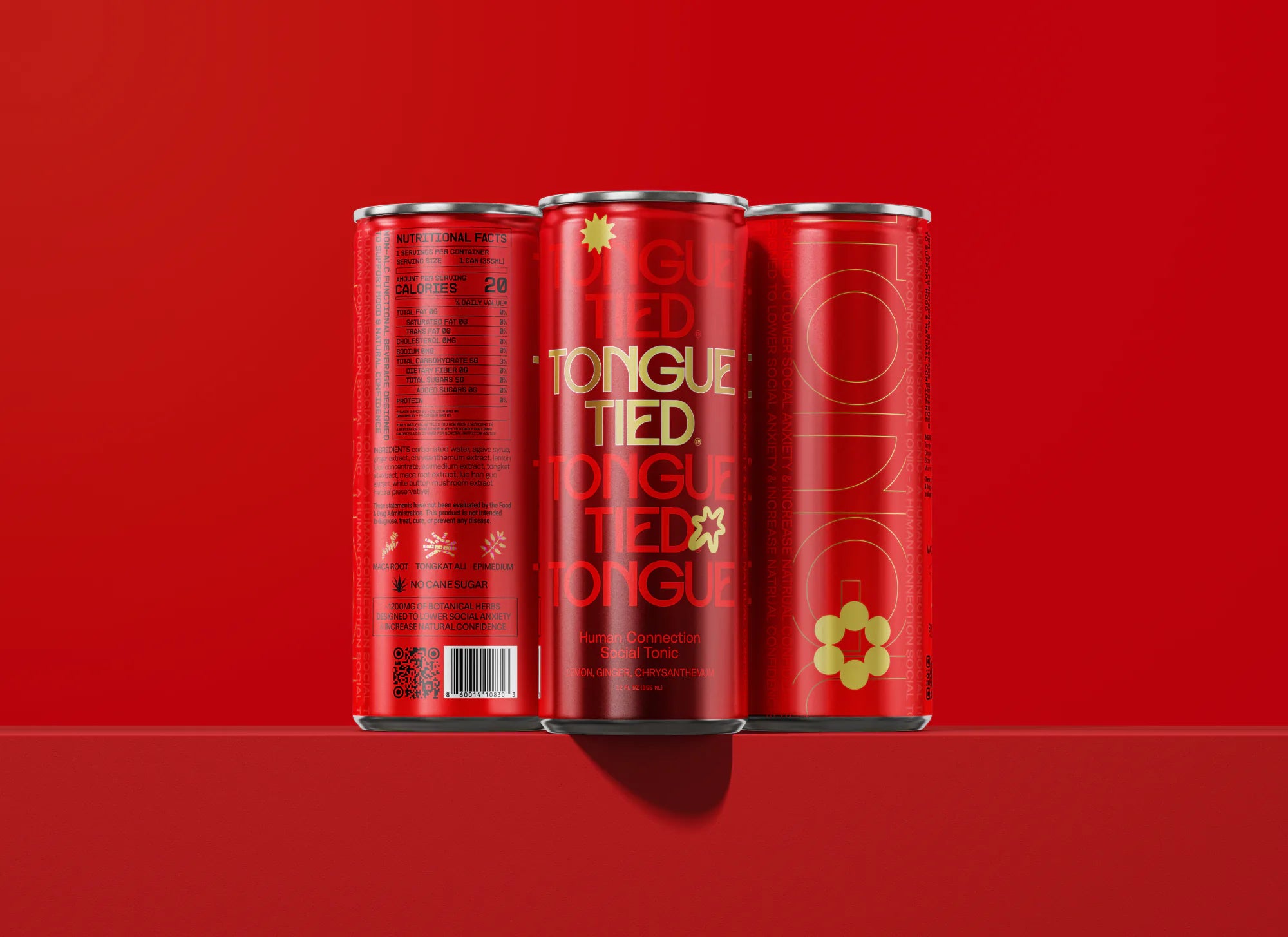 RED — TONGUE TIED social tonic